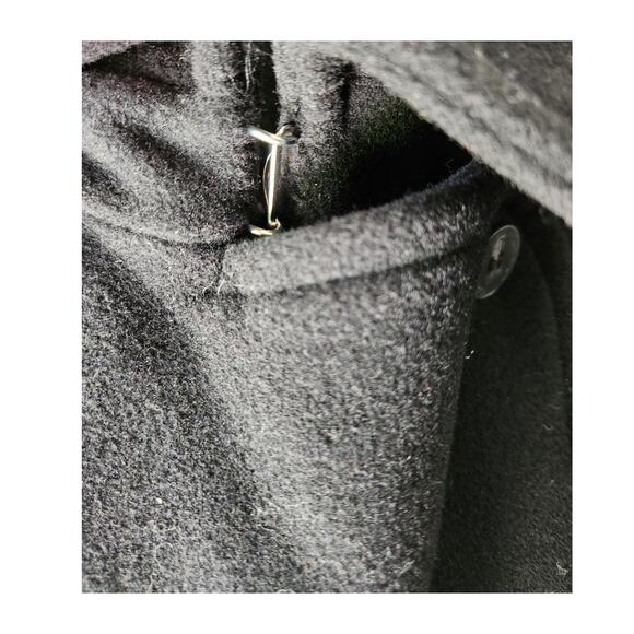 Calvin Klein Premium Black Wool Blend Jacket Coat Size 6 NWT - Picture 8 of 11